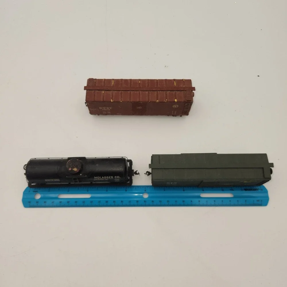 HO Scale Freight Car Lot Nickel Plate Road Molasses Co DT&I Boxcars Tanker